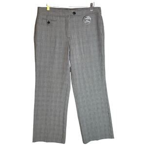 NWT Counterparts Wide Leg Trouser Pants Womens 14 Plaid Office Siren Corpcore